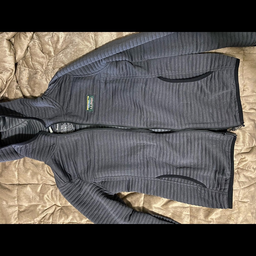 LL bean zip up hoodie